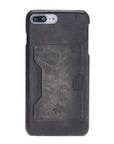 Luxury Gray Leather iPhone 8 Plus Detachable Wallet Case with Card Holder - Venito - 6