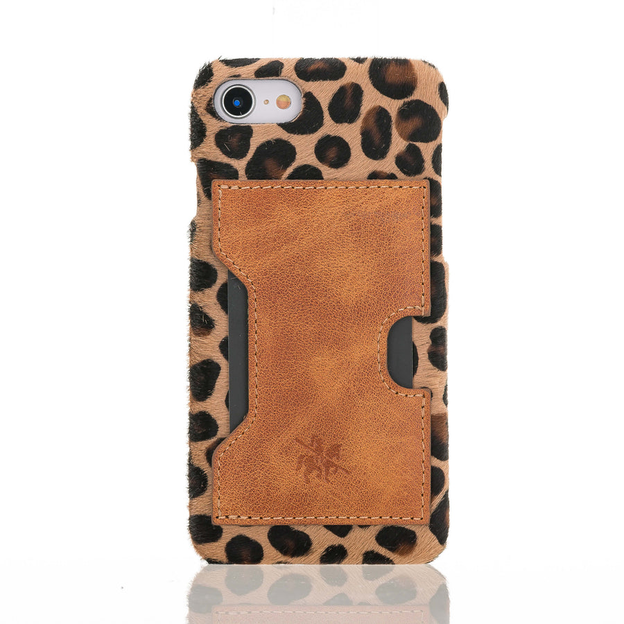 Luxury Leopard Leather iPhone SE 2020 Detachable Wallet Case with Card Holder - Venito - 5