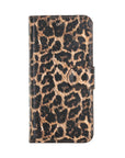 Luxury Leopard Print Leather iPhone SE 2020 Detachable Wallet Case with Card Holder - Venito - 7