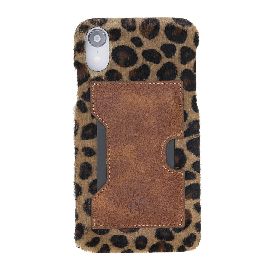 Luxury Leopard Leather iPhone XR Detachable Wallet Case with Card Holder - Venito - 7