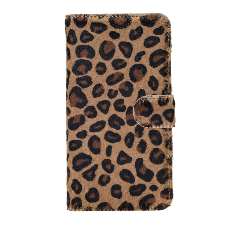 Luxury Leopard Leather iPhone XR Detachable Wallet Case with Card Holder - Venito - 8