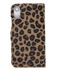 Luxury Leopard Leather iPhone XR Detachable Wallet Case with Card Holder - Venito - 9