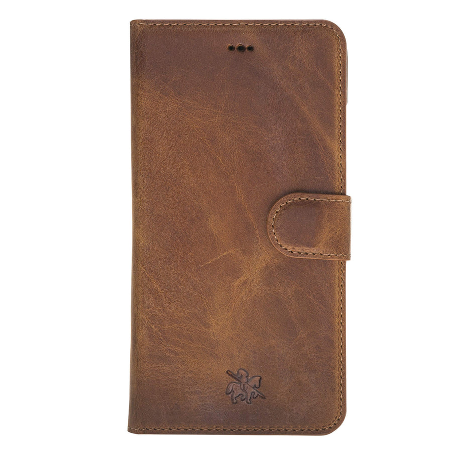 Luxury Brown Leather iPhone XS Max Detachable Wallet Case with Card Holder - Venito - 9