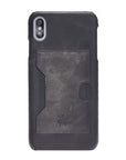 Luxury Gray Leather iPhone XS Max Detachable Wallet Case with Card Holder - Venito - 6