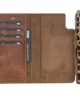Luxury Leopard Leather iPhone XS Max Detachable Wallet Case with Card Holder - Venito - 2