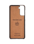 Luxury Dark Brown Leather Samsung Galaxy S21 Plus Detachable Wallet Case with Card Holder - Venito - 5