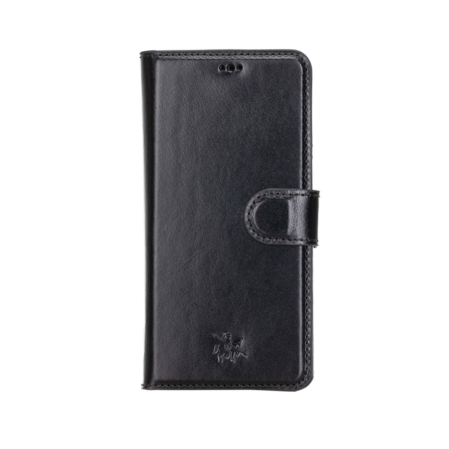 Luxury Black Leather Samsung Galaxy S21 Detachable Wallet Case with Card Holder - Venito - 6