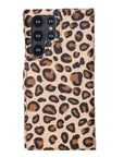 Luxury Leopard Leather Samsung Galaxy S22 Utra Wallet Case with Card Holder - Venito - 9