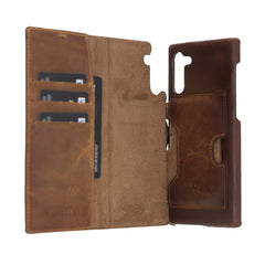 Funda tipo billetera de cuero con bloqueo RFID Florence para Samsung Galaxy Note 10