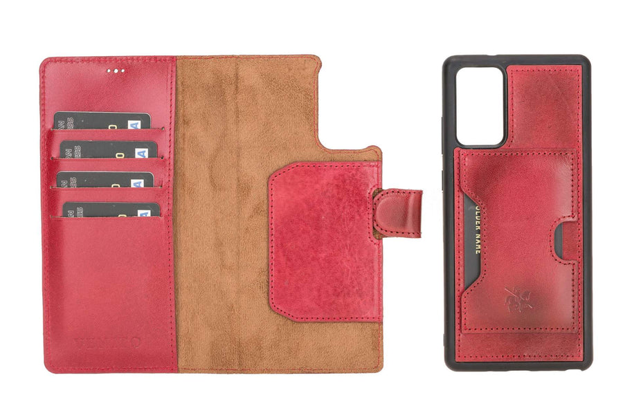 Florence RFID Blocking Leather Wallet Case for Samsung Galaxy Note 20