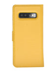 Funda tipo billetera de cuero con bloqueo RFID Florence para Samsung Galaxy S10 Plus