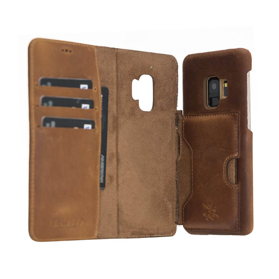 Florence RFID Blocking Leather Wallet Case for Samsung Galaxy S9
