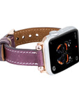 Foggia Leather Slim Band Strap for Apple Watch