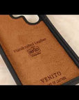 Funda tipo billetera de cuero Capri Snap On para Samsung Galaxy S23