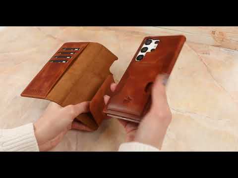 Florence-flex RFID Blocking Leather Wallet Case for Samsung Galaxy S21 FE
