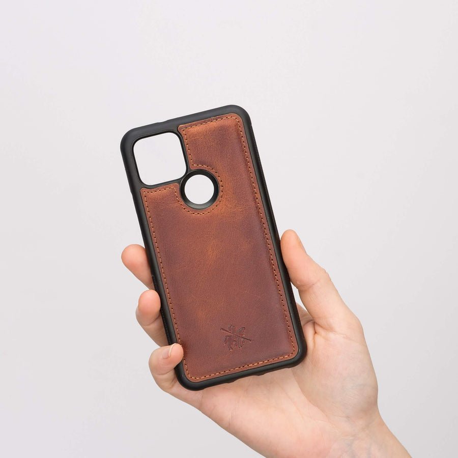 Lucca Snap On Leather Case for Google Pixel 5