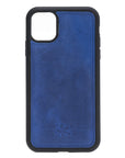 Luxury Blue Leather iPhone 11 Snap-On Case - Venito – 1