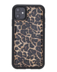 Luxury Leopard Print Leather iPhone 11 Snap-On Case - Venito – 1