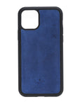Luxury Blue Leather iPhone 11 Pro Snap-On Case - Venito – 1