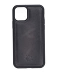 Luxury Gray Leather iPhone 11 Pro Snap-On Case - Venito – 1