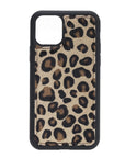 Luxury Leopard Leather iPhone 11 Pro Snap-On Case - Venito – 1