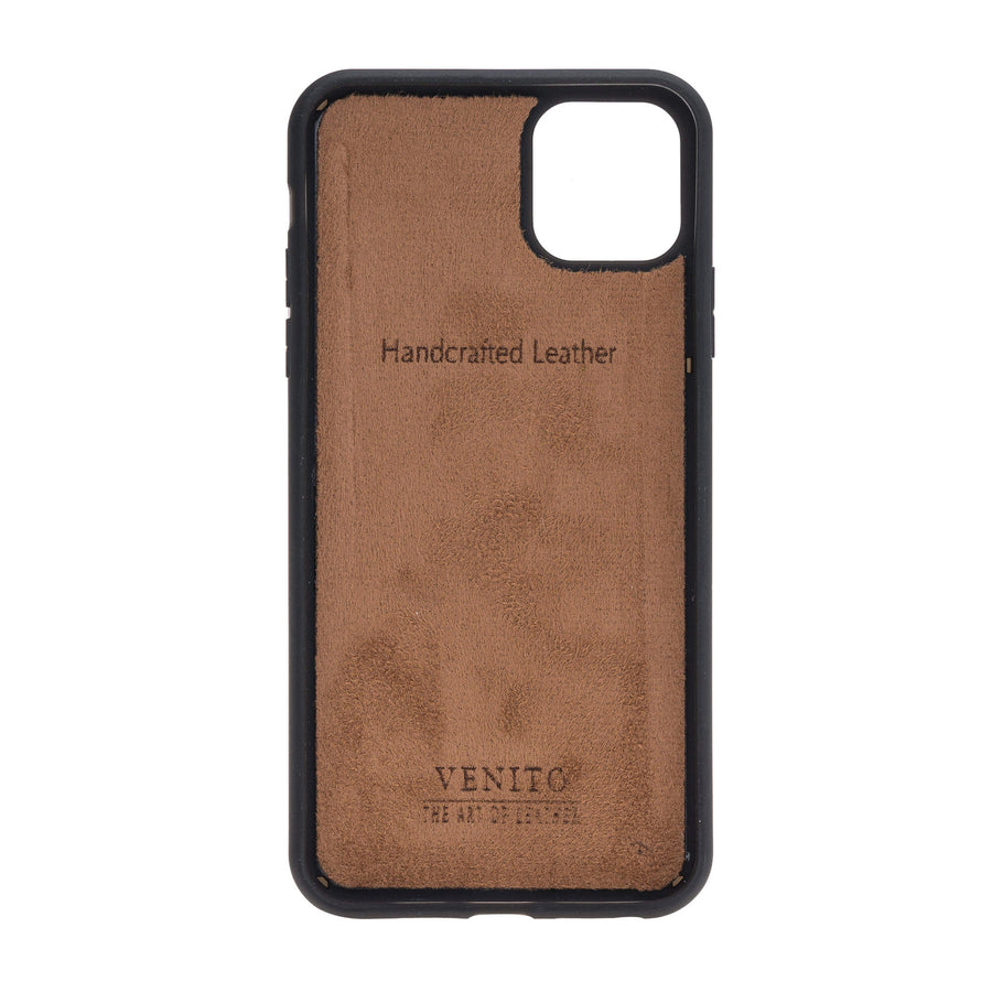 Luxury Black Crocodile Leather iPhone 11 Pro Max Snap-On Case - Venito – 4