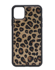 Luxury Leopard Leather iPhone 11 Pro Max Snap-On Case - Venito – 1