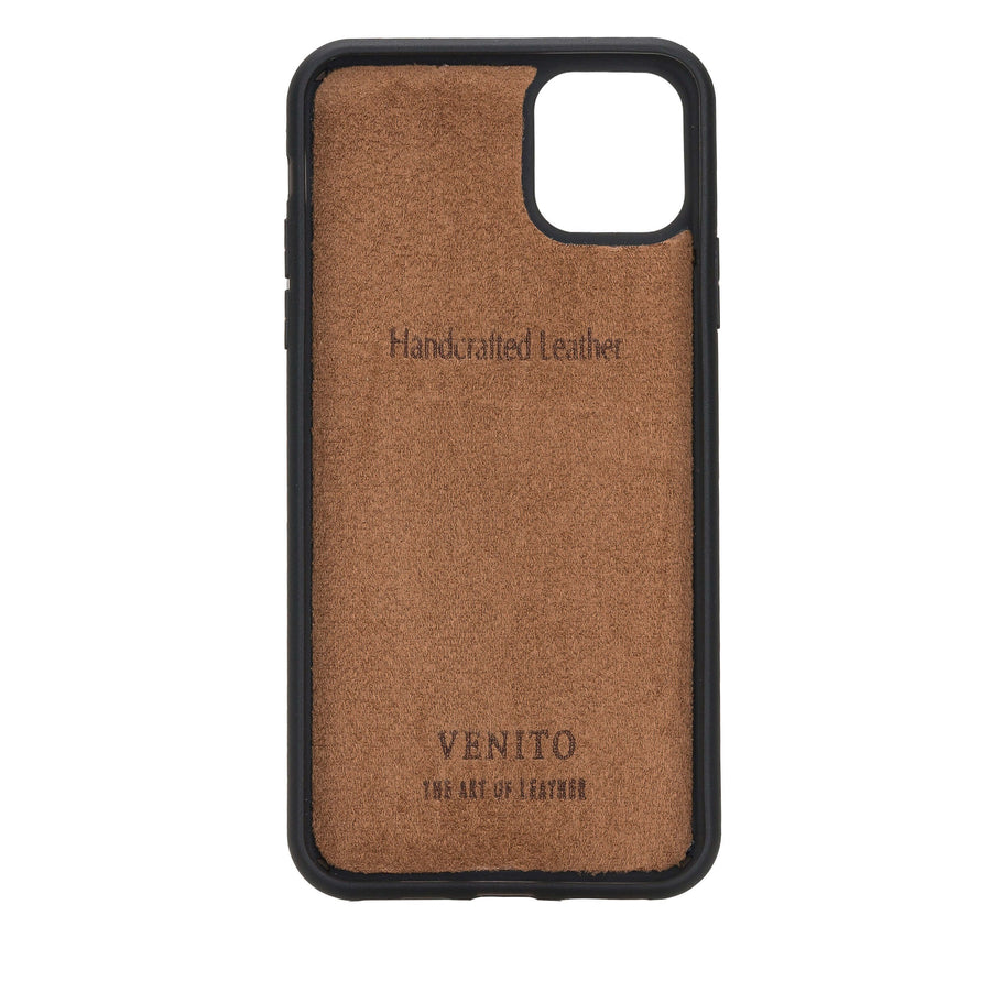 Luxury Rainbow Leather iPhone 11 Pro Max Snap-On Case - Venito – 3