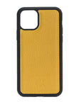 Luxury Yellow Leather iPhone 11 Pro Snap-On Case - Venito – 1