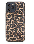 Luxury Leopard Print Leather iPhone 12 Pro Snap-On Case with MagSafe - Venito – 1