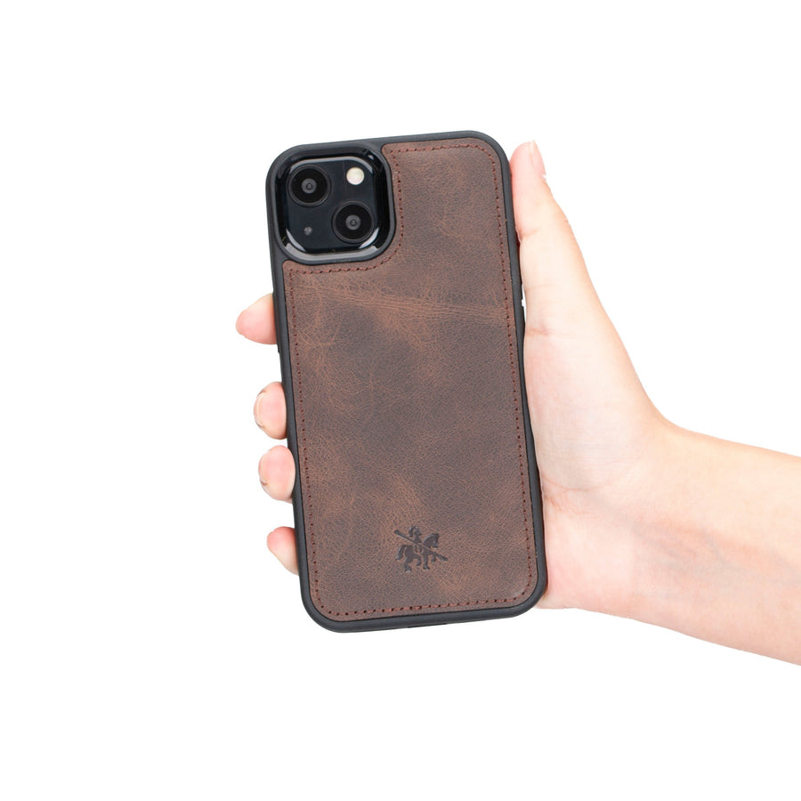 Lucca Snap On Leather Case for iPhone 14