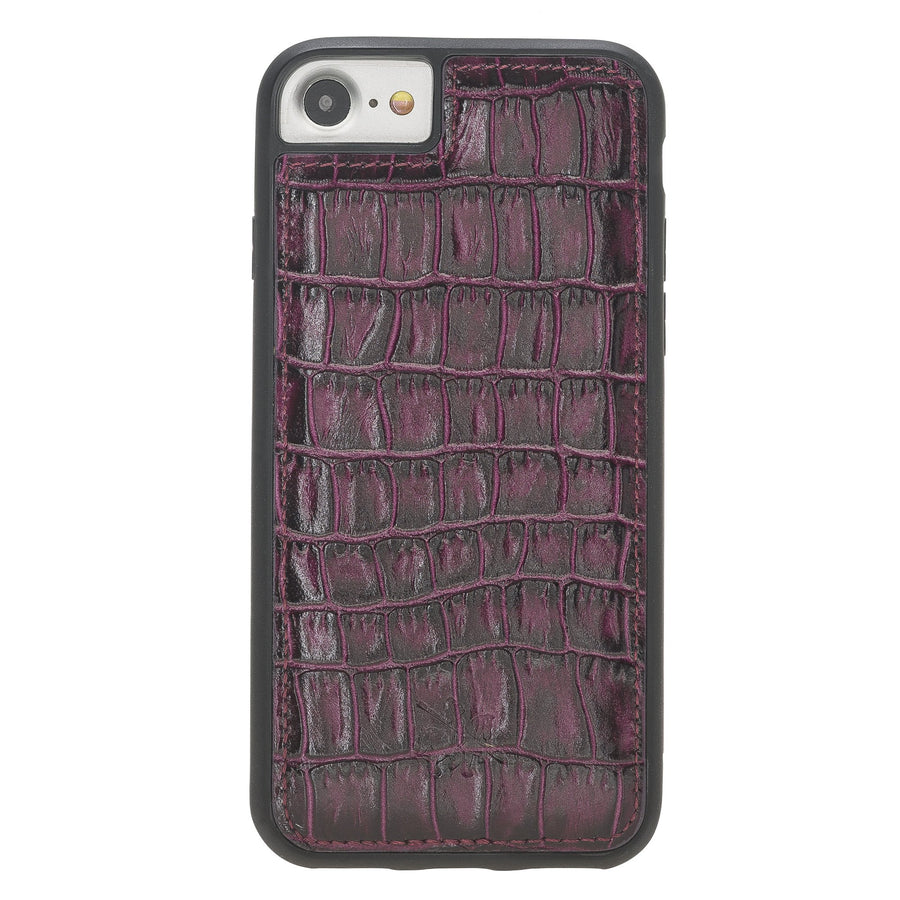 Luxury Purple Crocodile Leather iPhone 6 Snap-On Case - Venito – 1