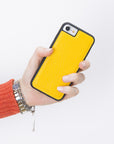 Luxury Yellow Leather iPhone 6S Snap-On Case - Venito – 2