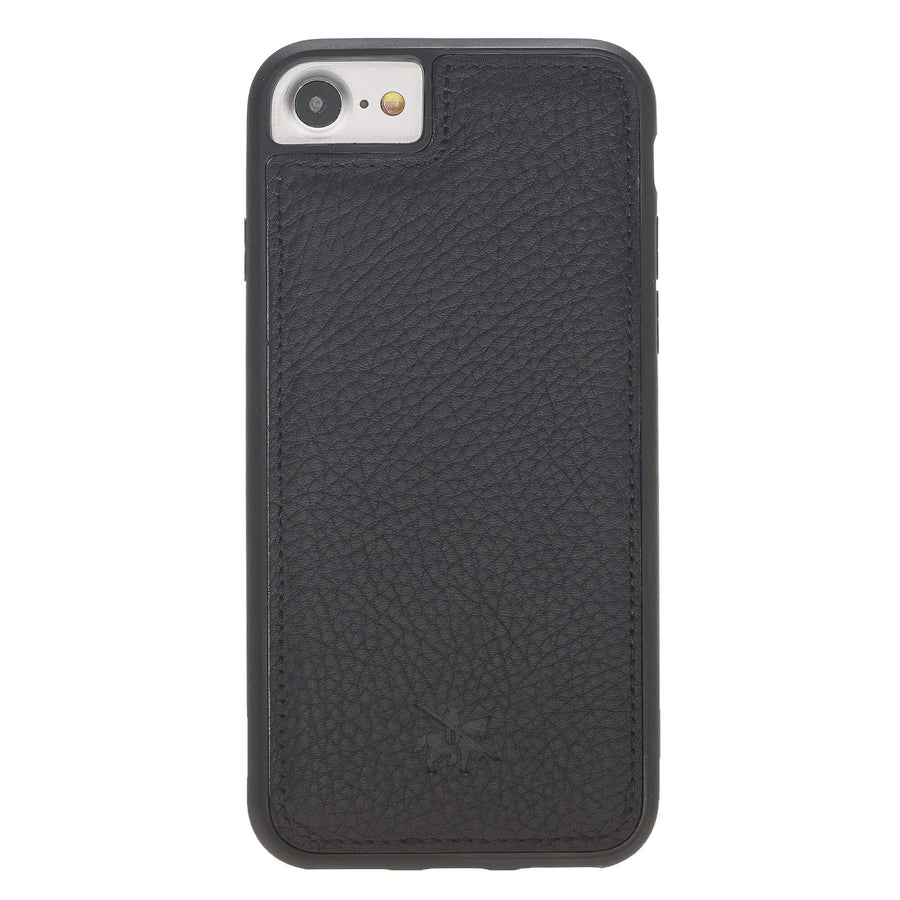 Luxury Black Leather iPhone SE 2020 Snap-On Case - Venito – 1