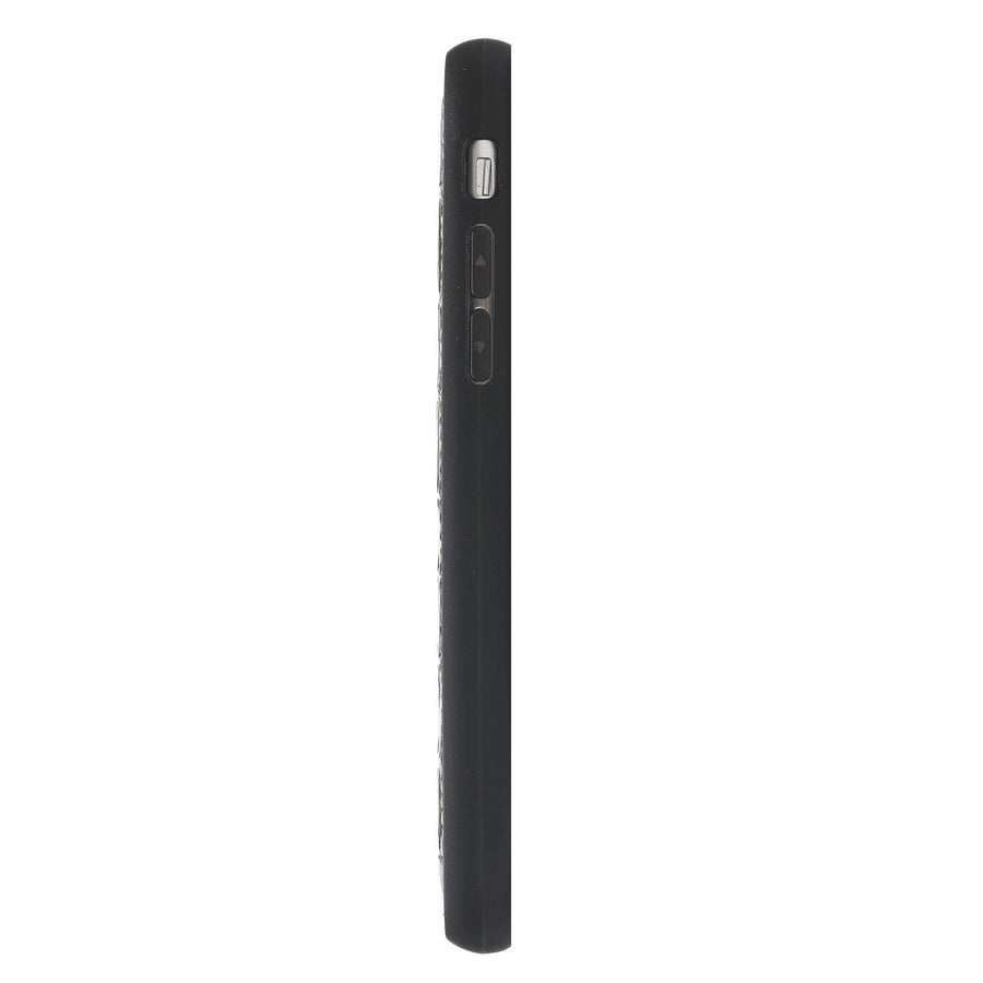 Luxury Black Leather iPhone SE 2020 Snap-On Case - Venito – 6