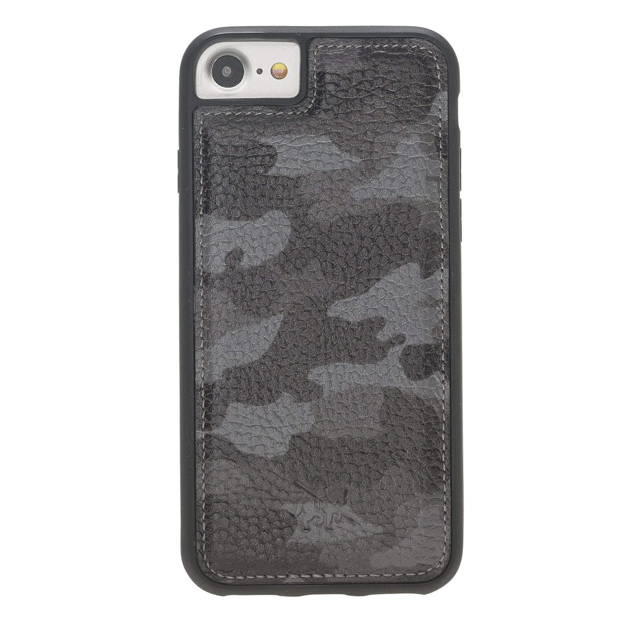 Luxury Camouflage Leather iPhone SE 2020 Snap-On Case - Venito – 1