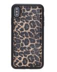 Luxury Leopard Print Leather iPhone X Snap-On Case - Venito – 1