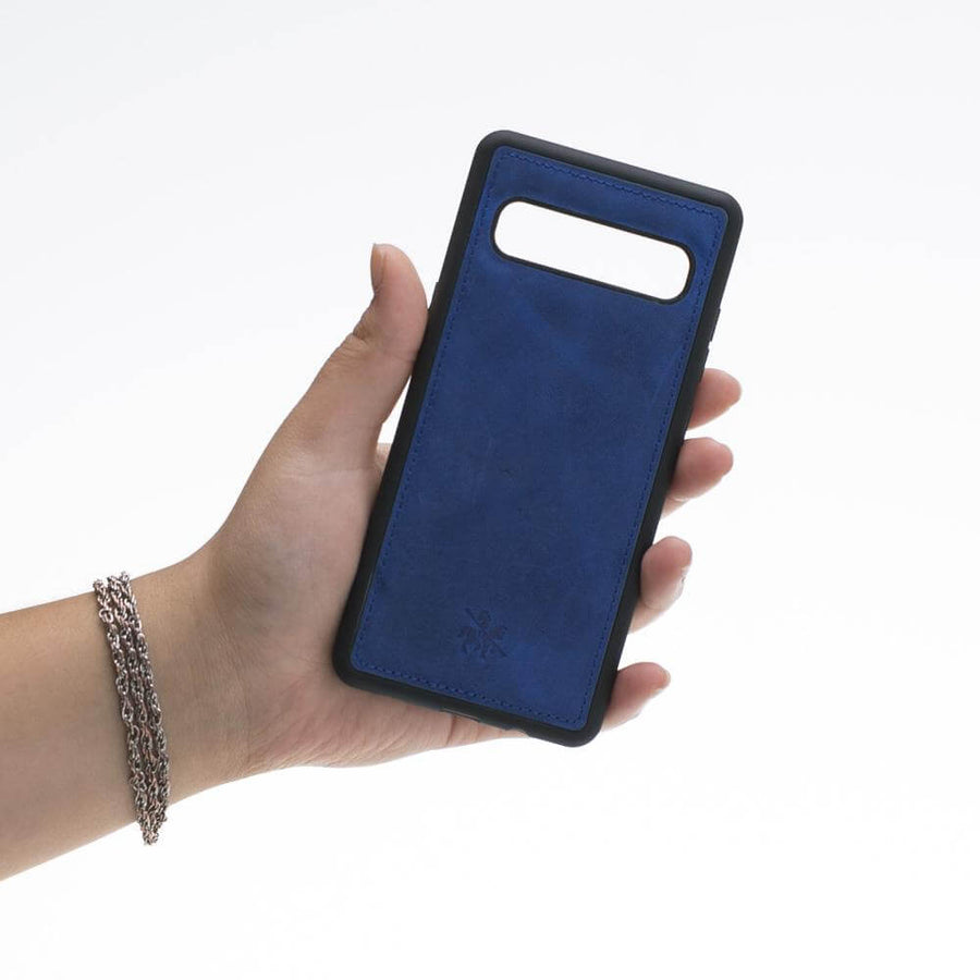 Funda de cuero Lucca Snap On para Samsung Galaxy S10 5G