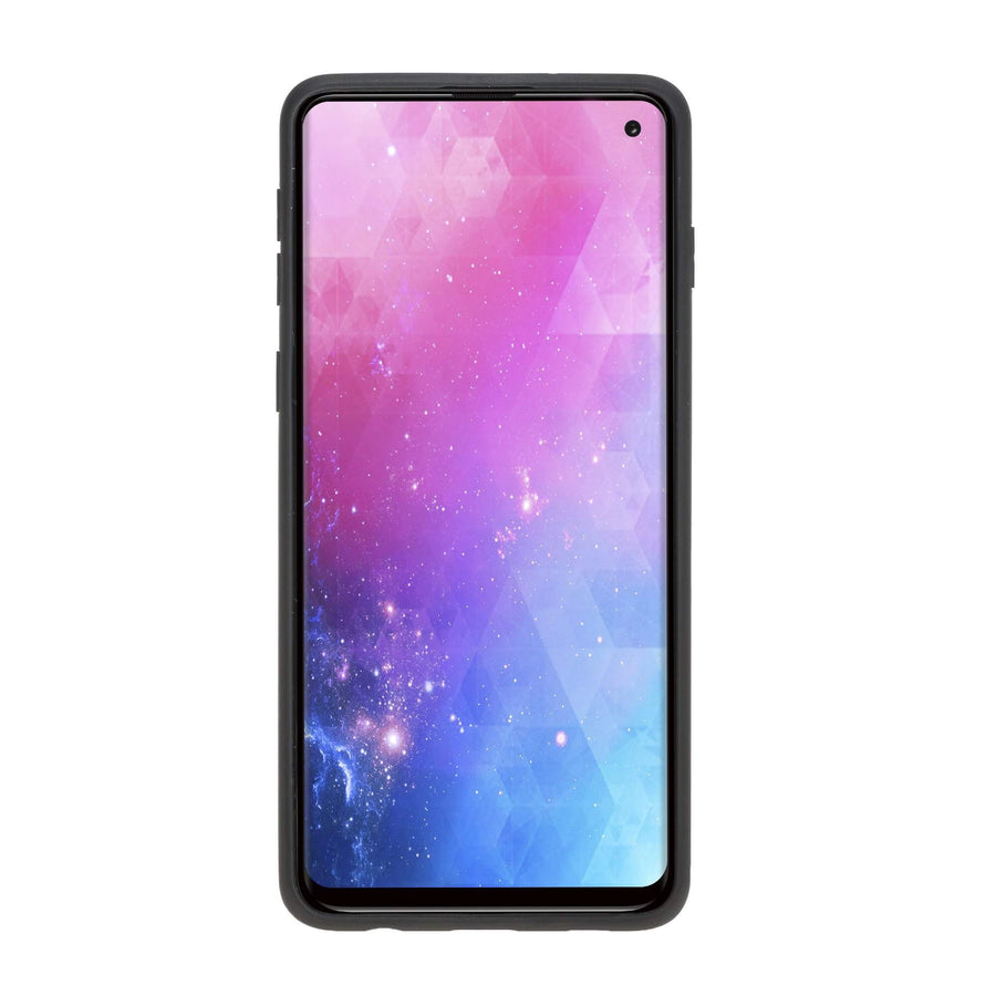 Funda de cuero Lucca Snap On para Samsung Galaxy S10