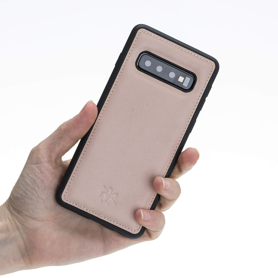 Lucca Snap On Leather Case for Samsung Galaxy S10