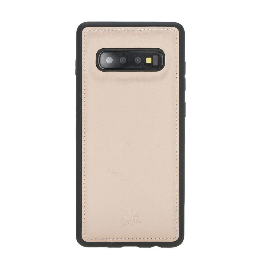 Funda de cuero Lucca Snap On para Samsung Galaxy S10 Plus