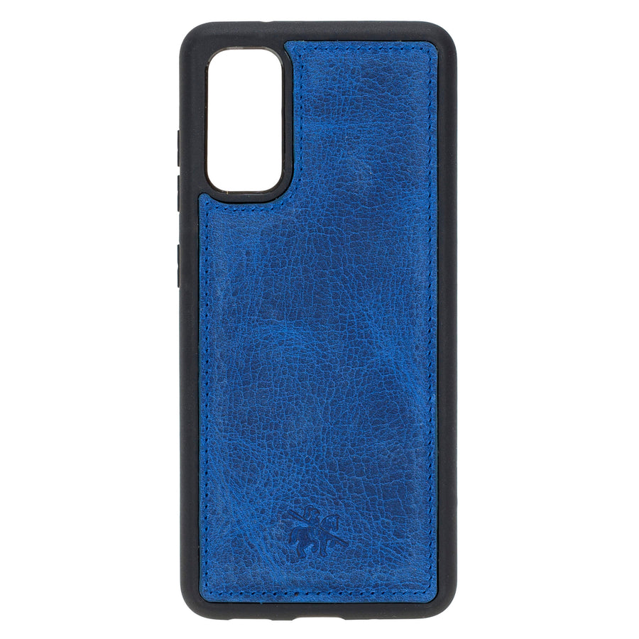Luxury Blue Leather Samsung Galaxy S20 Snap-On Case - Venito – 1