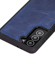 Luxury Blue Leather Samsung Galaxy S21 Snap-On Case - Venito – 3