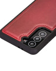 Luxury Red Leather Samsung Galaxy S21 Snap-On Case - Venito – 3