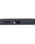 Luxury Dark Brown Leather Samsung Galaxy S21 FE Snap-On Case - Venito – 4