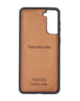 Luxury Brown Leather Samsung Galaxy S21 Plus Snap-On Case - Venito – 4