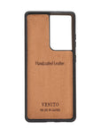 Luxury Black Crocodile Leather Samsung Galaxy S21 Ultra Snap-On Case - Venito – 5