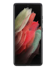 Luxury Dark Brown Leather Samsung Galaxy S21 Ultra Snap-On Case - Venito – 4