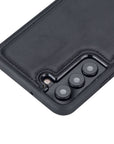 Luxury Black Leather Samsung Galaxy S22 Plus Snap-On Case - Venito – 2
