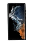 Funda de cuero Lucca Snap On para Samsung Galaxy S23 Ultra